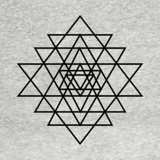 Sri Yantra sacred geometry design T-Shirt